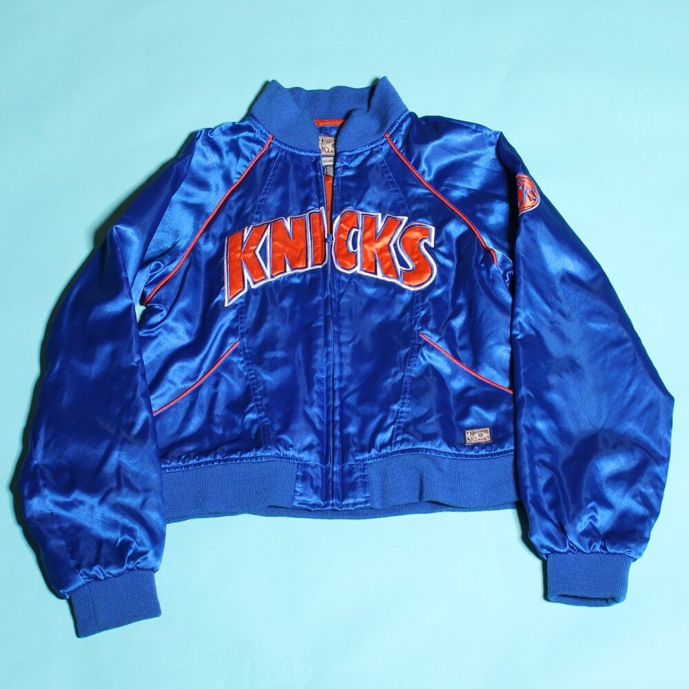 New York Knicks Hardwood Classics Women's Bomber Jacket (L)